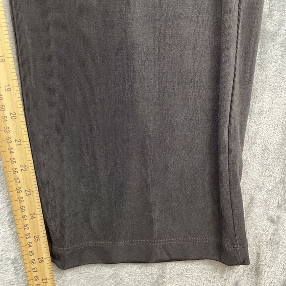 Chicos Travelers Slinky Pants (3) XL Short Black Pull On Minimalist Stretchy USA - Picture 8 of 9